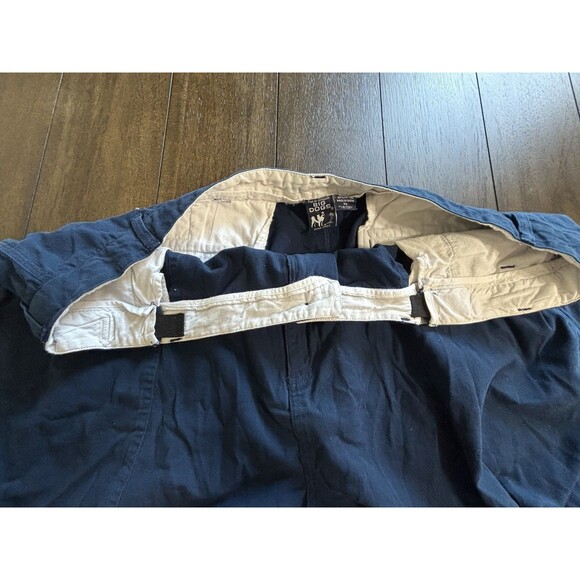 Big Dogs Vintage 90s Mens 3X Cotton Stretch Waist Shorts Navy - Picture 8 of 10